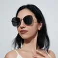 ADE WU STY9199 Oversized Metal Frame Brand Designer Sunglasses Women Famous Cat Eye Custom LOGO Glasses Shades  UV400 Wholesale