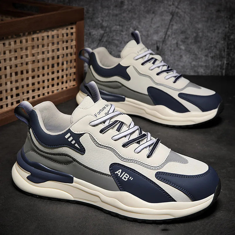 Y Men's Shoes New Casual Waking Style Running Sport Sneakers Trend Fashion Thick-sole Heightened Shoes for Men