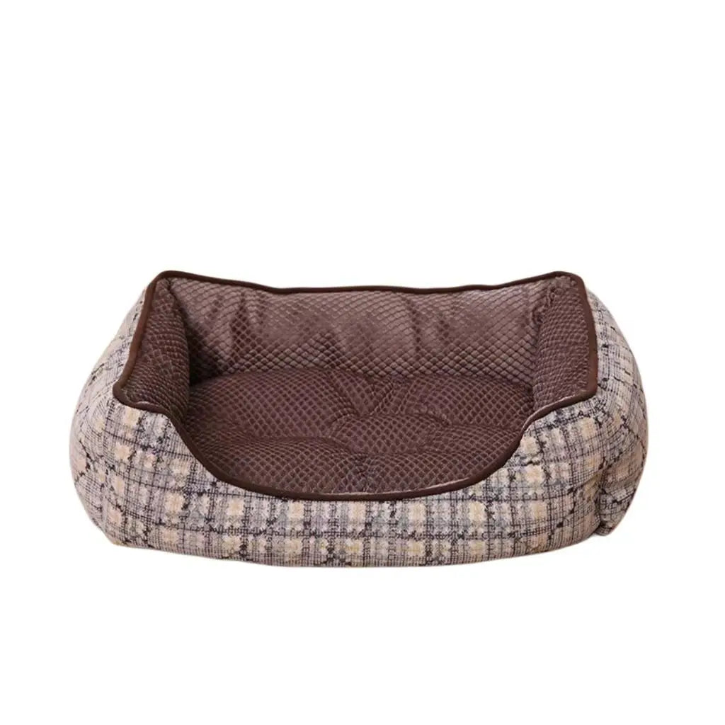 Leather Dog Bed Leather Matt for Dogs Pet Nests in Fall and Winter