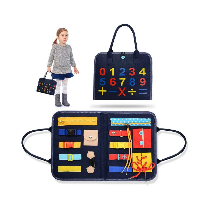 Toddler Busy Board Montessori Toys Education Quiet Book Activity Learning Toys Busy Book for Kids Livre Montessori