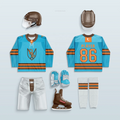 Custom Tackle Twill Polyester Ice Hockey Wear for Adults Competitions