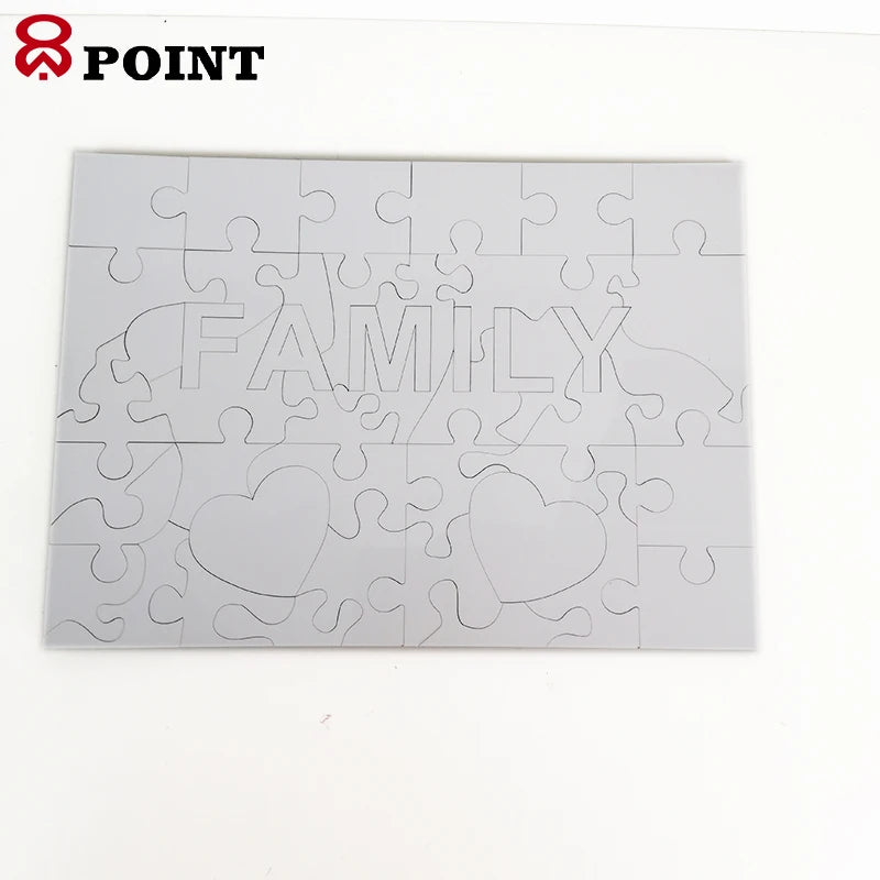 FAMILY MEMORIES LOVE YOU Sublimation Jigsaw Puzzle Blank Wooden Puzzle Custom Gift Puzzle Toy