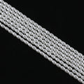 Zhuji Wholesale 3mm Mother  of Pearl Beads Rice Pearl Natural White Beads