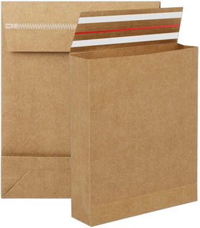 Customized Size Catalog Envelopes Self-Seal Security Catalog Mailing Envelopes Designed for Secure Mailing Brown Kraft