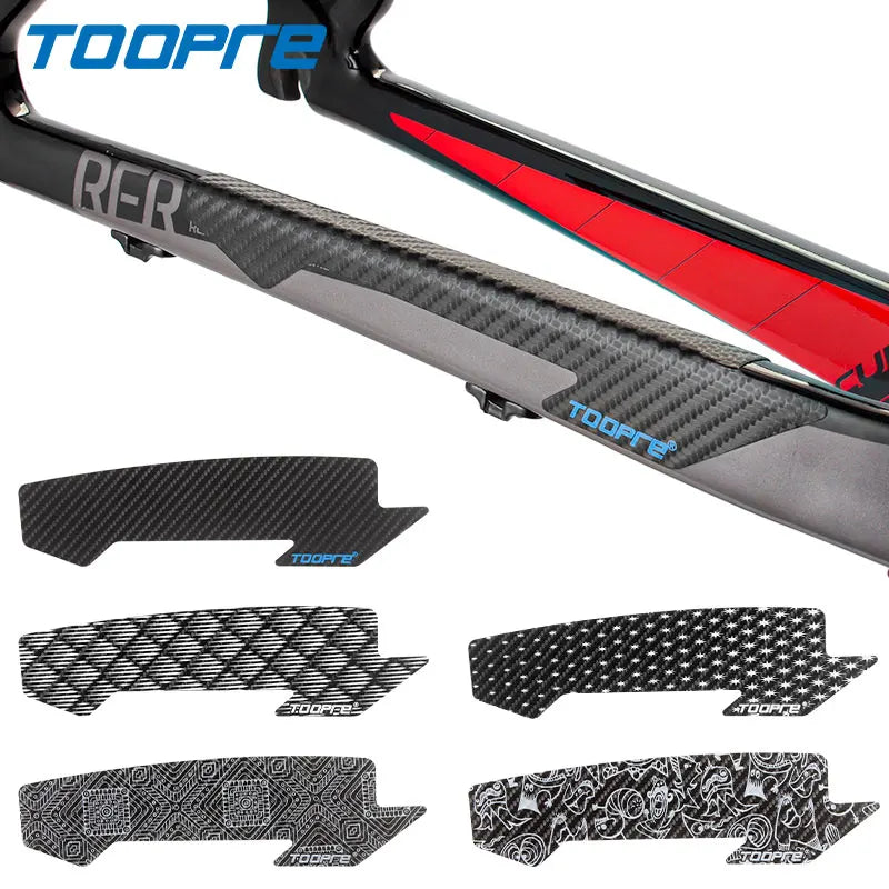 PU Motor Bike Chain Sticker Mtb Bike Bicycle Stickers Accessories Frame Protector Bike Stickers