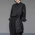 Boutique Wholesale 2026 Spring New Design Medium Length Loose Korean Edition High End Slim and Versatile Women's Shirts