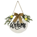 Rustic Welcome Sign for Front Door Outdoor Hanging Vertical Wood Sign Welcome Sign Porch Decor