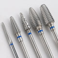 Different Shapes M Uncoated 3/32'' Tungsten Carbide Nail Drill Bits Remove Gel Polish Professional Salon Use Nail Drill Bits Set