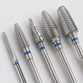 Different Shapes M Uncoated 3/32'' Tungsten Carbide Nail Drill Bits Remove Gel Polish Professional Salon Use Nail Drill Bits Set