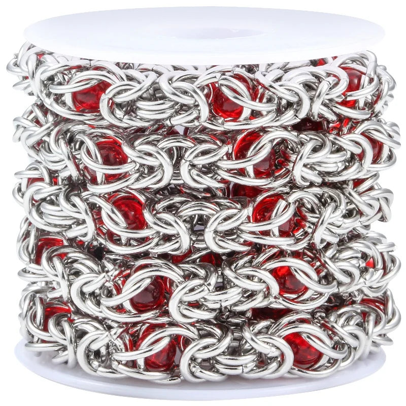 Hot Sale Hand-woven Stainless Steel Chain Thick Necklace Keel Snake Bone for Men and Women Chain Jewelry