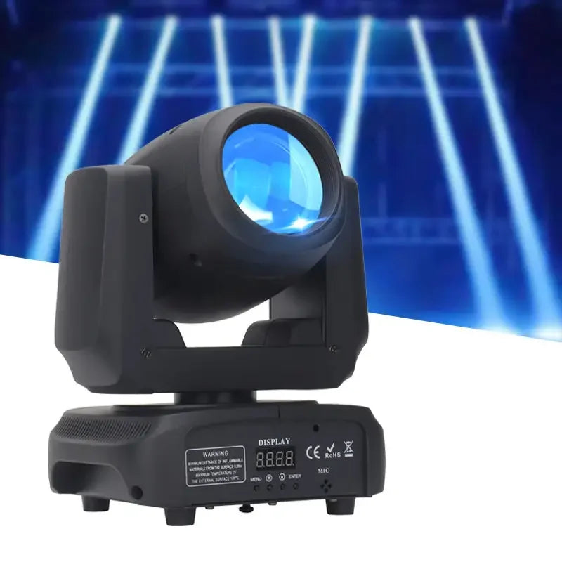 4PCS 100W Mini DJ Light 18 Prism DMX Stage Lighting Effects LED Beam Moving Head Light
