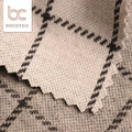 Yarn Dyed Check Polyester Jacquard Fabric for Stretch Pants and Jacket