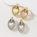 Vintage Multi-layer Geometric Earrings for Women Unique and Trendy Luxury Jewelry for Ears Wholesale N2302151