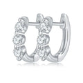 Earrings 925 Silver 3mm 4mm Earrings Moissanite Earrings Platinum Ear Stud for Women