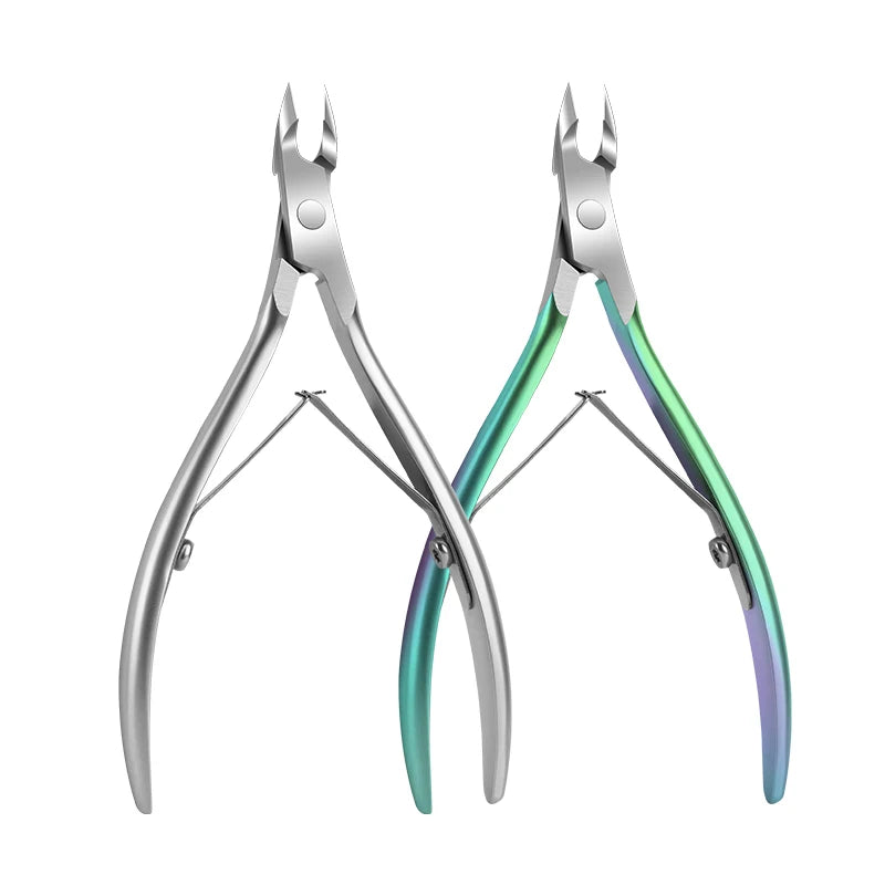 Nail Tech Tools D07 Stainless Steel Cuticle Nipper Chromeplate Manicure Salon Cuticle Nippers