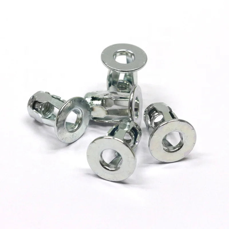 SDPSI Jack Nuts Petal Rivet Lock Nuts Fixed License Plate for Car Iron Skin Car Metal Jack Nuts