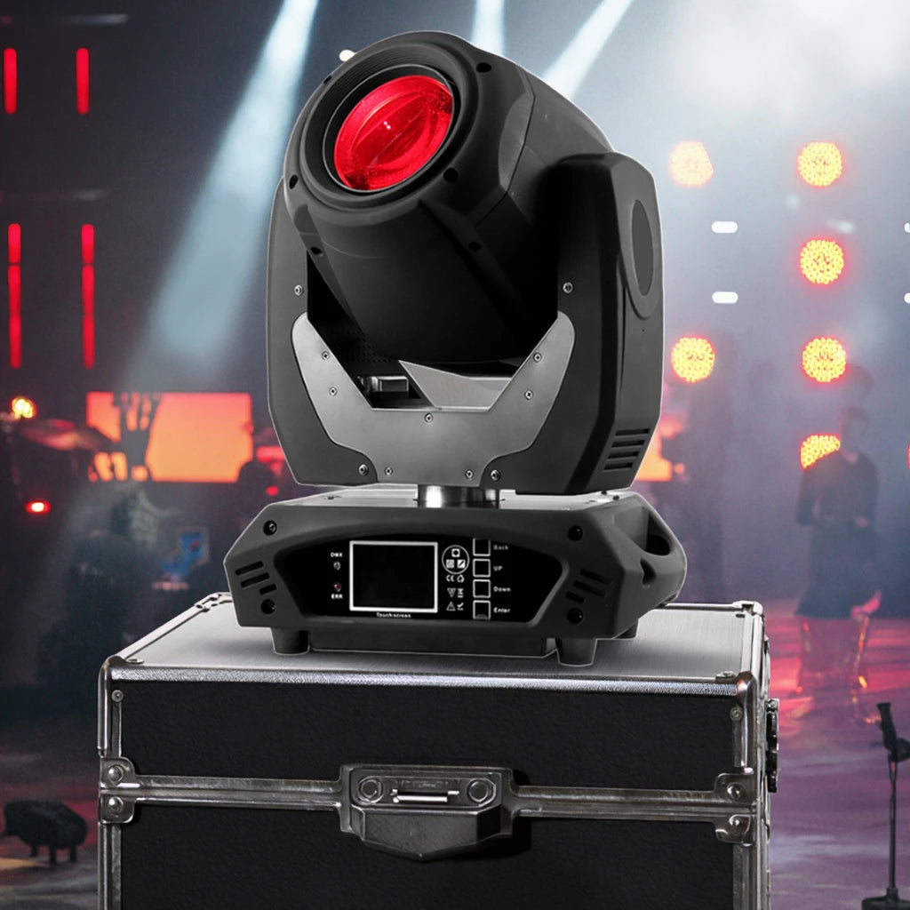 Mini 230W 7R Sharpy Beam Moving Head Light for Club Events Disco Lighting Stage Popular Birthday Party Decorations DMX Control