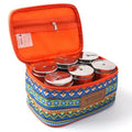 Portable Stainless Steel Metal Outdoor Seasoning Bottle Set 6pcs Camping Picnic Barbecue Accessory