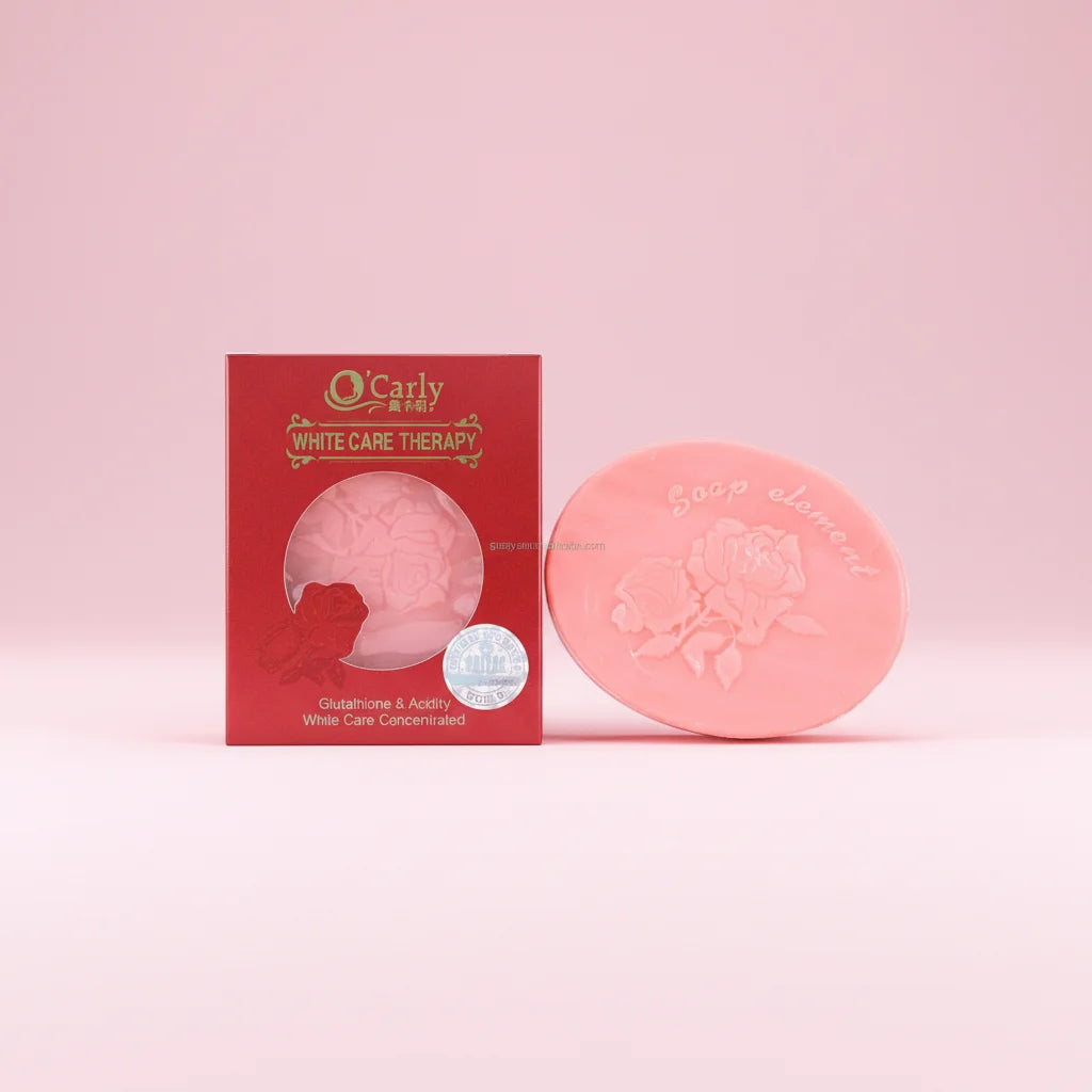 OEM Original O'Carly Luxury Rose Solid Bar Soap 200g Organic Kojic Acid Whitening Brightening Glowing Radiance White Care