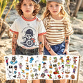 Waterproof Funny Cartoon Fun Children's Temporary Disposable Tattoo Sticker Pirate Tattoo Sticker