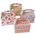 Wholesale Valentine's Day Elements Theme Gift Packaging Gable Box Portable Paper Pastry Handheld Biscuit Cookie Candy Box