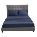 4 Pcs Plain Cotton Sheets Twin Full Queen King Size Flat Bed Sheet for Hotel and Home