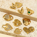 Beimai OEM Charm Popular Vintage Heart Waterproof Stainless Steel Materials to Make Jewelry Accessories Necklace Pendant