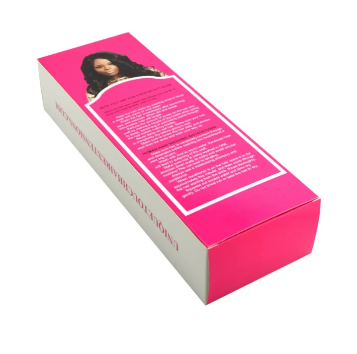 High Quality Hair Cardboard Boxes Packaging  Paper Box Custom logo Hair Packaging Boxes