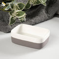 Ceramic Sugar Jar 120ml Rectangle Dipping Bowl for Restaurant Hotel Dinner Porcelain Olive Small Plate Catering Candy Bowls Set