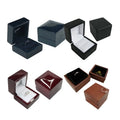 Custom Luxury Wooden Jewelry Box Jewellery Proposal Ring Lacquer Wood Packaging