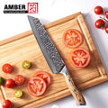 Ultra Sharp Damascus Steel Kiritsuke Knife Forged Hammered Kitchen Knife With Olive Wood Handle