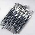 BEILI Beauty Professional Comprehensive 30pcs Grey Makeup Brushes Premium Synthetic Hair Make up Brush Set for Makeup Artist