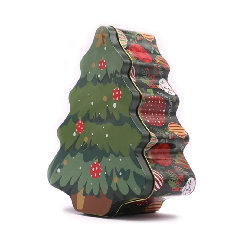 Tinplate Candy Can Christmas Gifts Storage Tins with Offset Printing Food Grade Environment-Friendly Wholesale