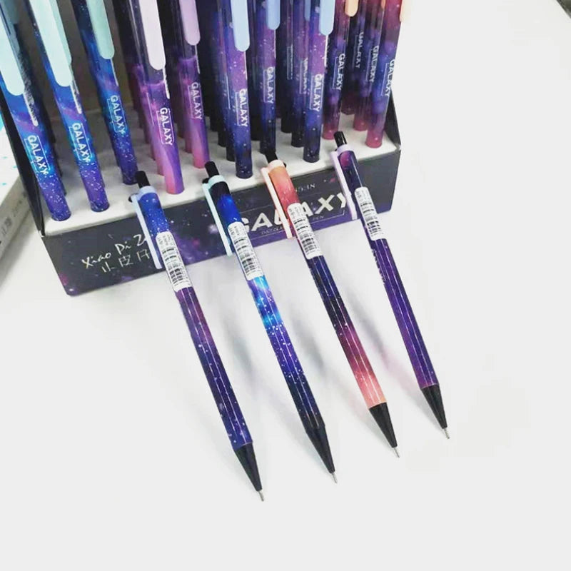 Small Fresh Light up the Stars Press Mechanical Pencil School Office Supply Student Stationery Automatic Pencil 0.5mm