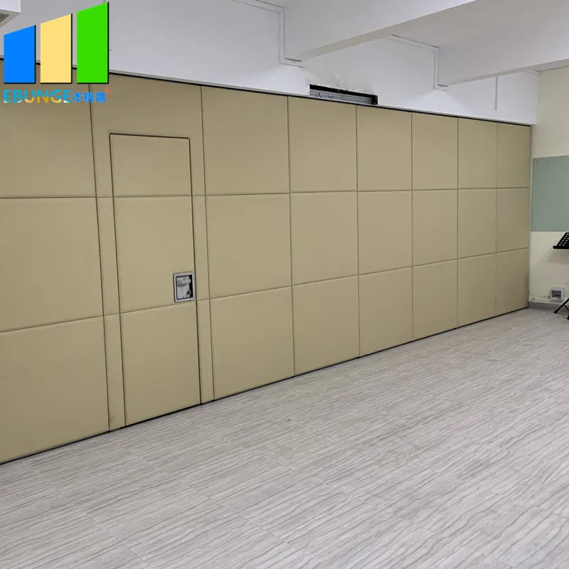 Sliding Foldable Partition Wall Church School Warehouse Outdoor Use Movable MDF Aluminum Door Adjustable Operable Sound