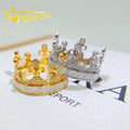High Quality Hip Hop Crown Shape Ring Custom Men Women 925 Sterling Silver GRA Certificated Moissanite Ring