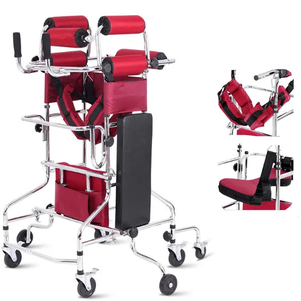 Height Adjustable Walking Rollator Folding Rollator Walkers Outdoor Walker Rollator For Disabled