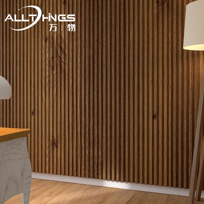 Quick Installation Entrance Grille Background Other Boards for Home Decor Wpc PVC Fluted Cheap Wall Panel