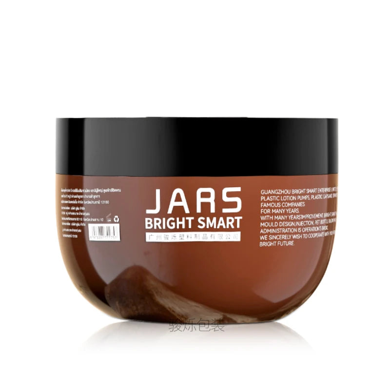 20ml 280ml Custom Brown Hair Care Packaging Hair Mask Jar for Hair Care Products