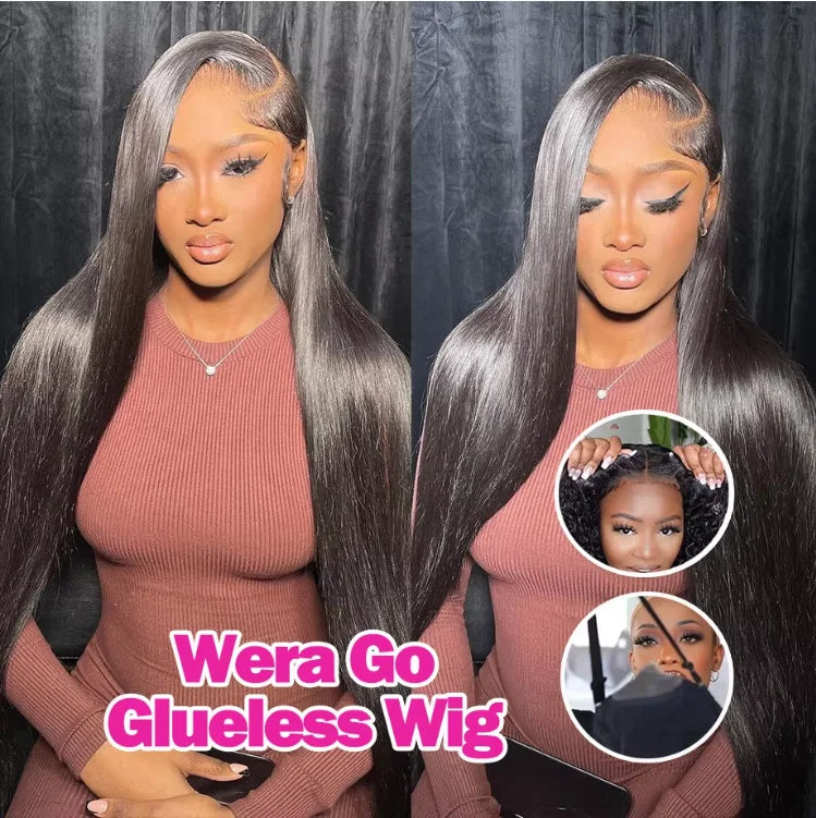 2024 New Collection 40-Inch Bone Straight Virgin Hair Lace Front Wigs Long Cuticle Aligned HD Vietnamese Raw Hair MegaBDM