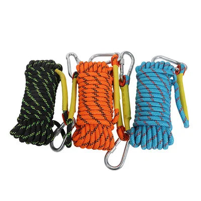 IRONDONKEY 9mm/10mm/10.5mm/11mm/12mm/13mm/14mm Braided Nylon Anti-static Rope Climbing Rope Tensioner Tent Rope Buckle