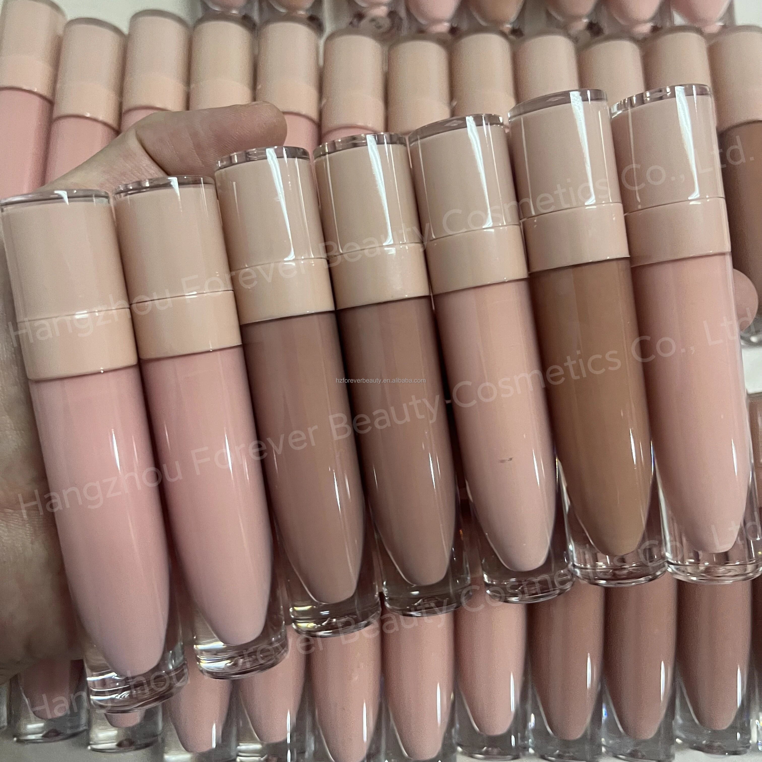 Lip Gloss Vendor Custom Lipgloss Tubes Private Label Vegan Nude Plumping Glossy Lip Gloss