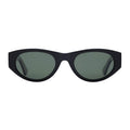 Trendy Fashion Printed Logo Small Retro Oval Acetate Polarized Unisex Sunglasses