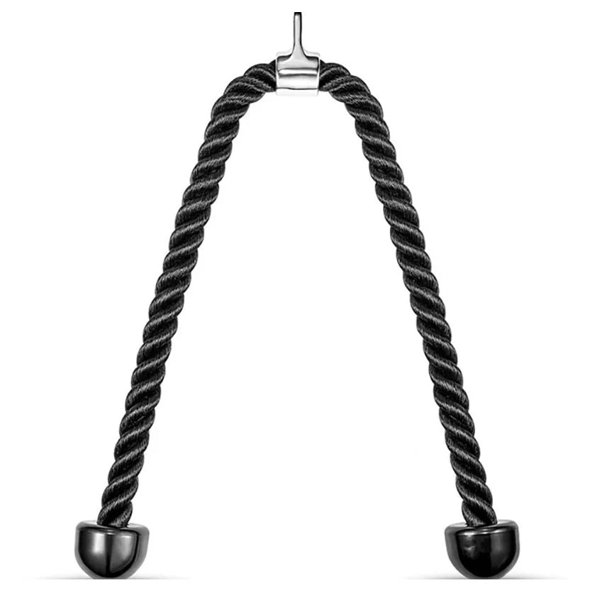 120cm Long Triceps Rope Pull Down Cable for Workout Fitness Strength Training Gym Equipment Sports & Entertainment Product