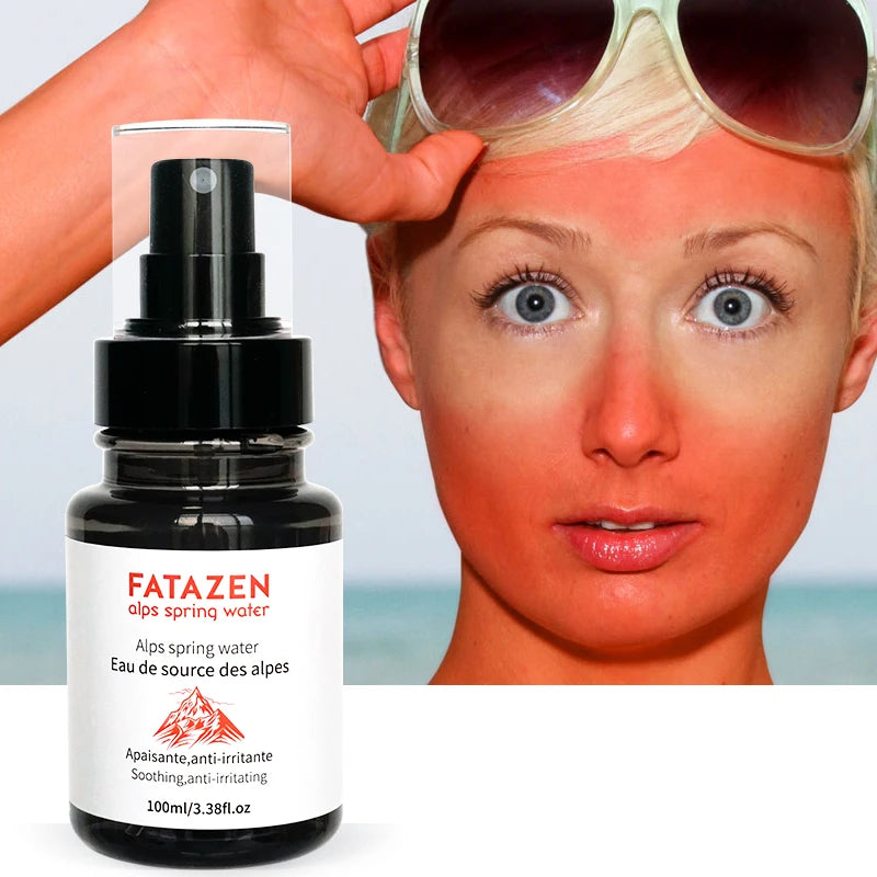 FATAZEN After Sun Repair Facial Toner Spots Eraser Corrector Alps Spring Water Fades Blemishes Dark Spots Acne Remover Toner