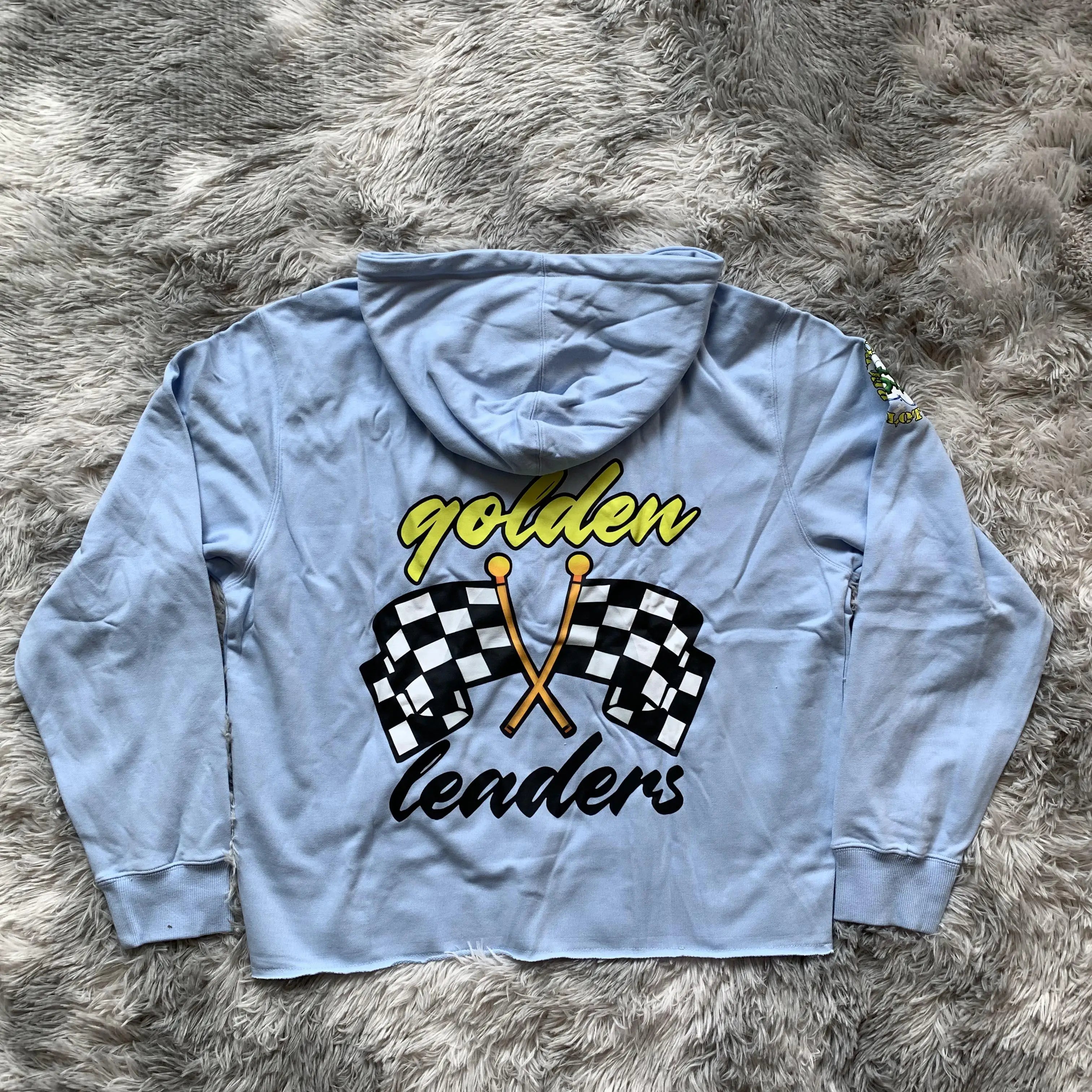 DENIMGUYS Men's Hoodies Sweatshirts100 Cotton Raw Edge Men Graphic Printing Pullover Oversize Plus Size Hoodie