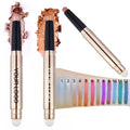 New Design Cream Powder Metallic Shimmer Glitter Eyeshadow Stick Pencil Long Lasting Waterproof