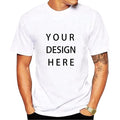 Custom Promotional Men's Neck Knitted Short Sleeve T-Shirts Comfortable Cotton/Polyester Resistant Regular Fit Eco-Friendly