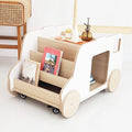 Plywood Children's Bookshelf Floor Simple Rack Car Shape Student Bookcase Kindergarten Children's Picture Book Storage Rack