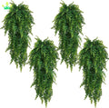 Artificial Hanging Plant Fern Wall Ivy Faux Greenery Plants for Patio Porch Indoor Outdoor UV Resistant Plastic Plant Decoration